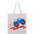 thumbnail image 3 of Inktastic Happy Valentine's Day-monster Truck Tote Bag, 3 of 4