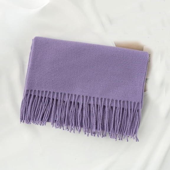 Lepsheexh Women Scarf Solid Warm Multi Functional Scarf Wearable As Neck Gaiter And Fashion Shawl for Ladies Daily Styling