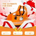 thumbnail image 4 of Royalbelle Orange 12v Electric Bumper Car for Kids, Ride On with Remote Control, 4 of 7
