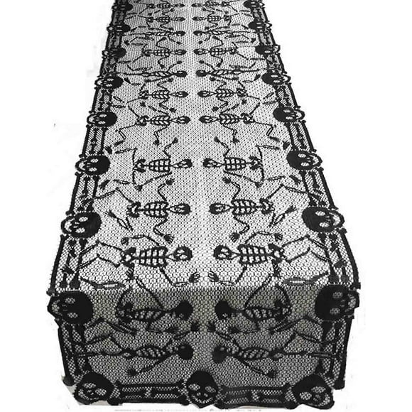 Halloween Decoration Table Runner, 18 By 80 Inch Funny Dancing Skeleton Table Runner