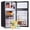 Silver, variant on Tacool 2.4 Cu.ft Mini Fridge with Freezer, Small Refrigerator Apartment Size Fridge Black, NEW