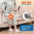 thumbnail image 3 of Stand Assist for Couch and Sofa, Settee Lift Assist for Elderly, Y-Shaped Grab Bar Standing Aid for Patients, Adults, Seniors and Disabled, Adjustable Daily Living Mobility Aid, Black, 3 of 12