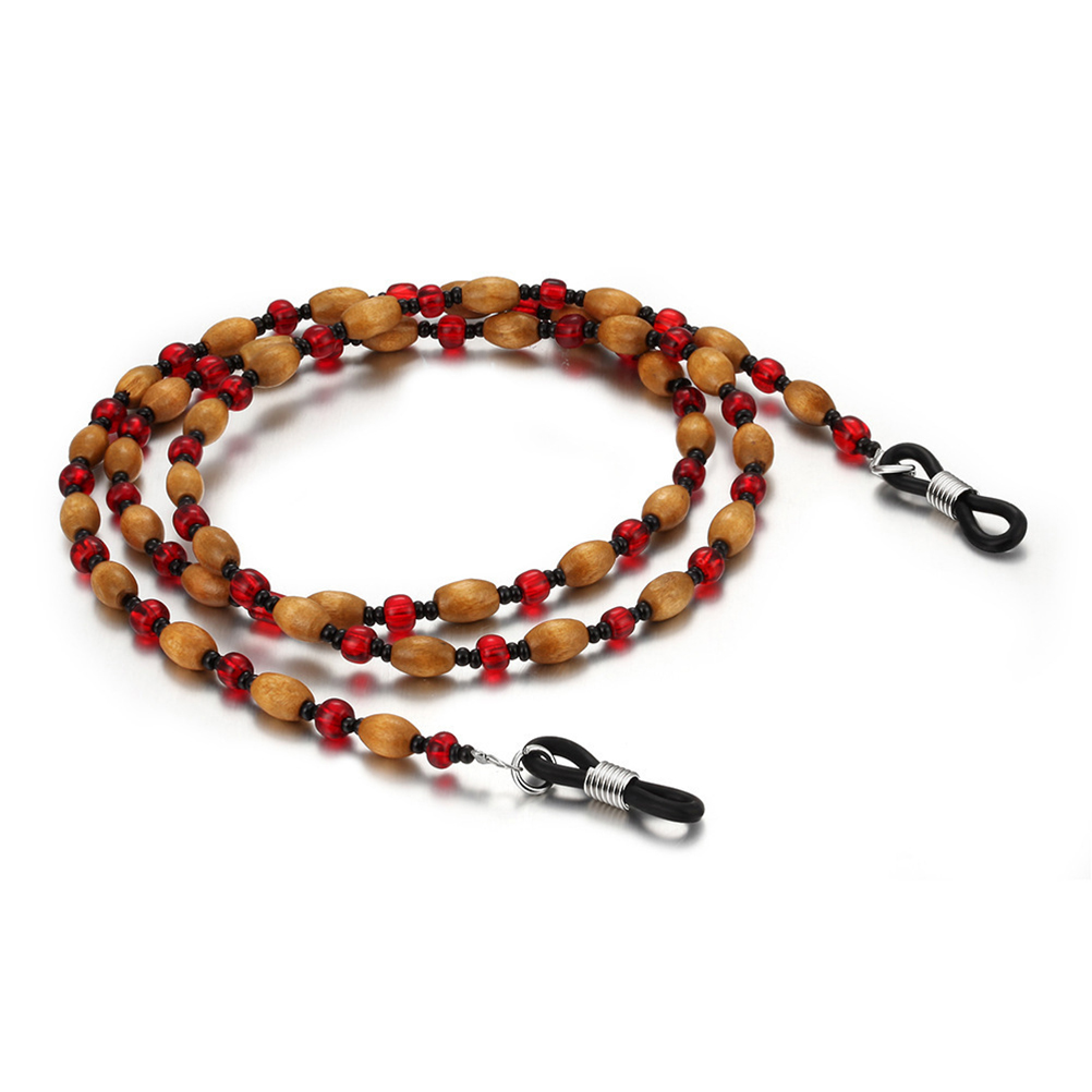CTIRCHIU 1Set Eyeglasses Chain Multi-colored Retro Plastic for Reading Glasses