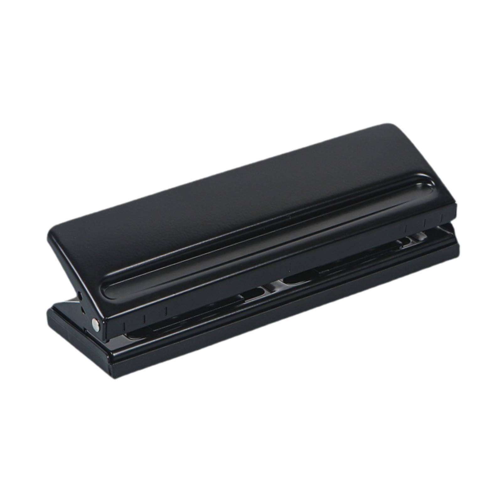 HOMYL 6 Hole Puncher Handheld Easy to Use Adjustable for Craft Paper Office Studio