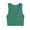 Green, variant on FAIWAD Women's Deep V Neck Crop Tops Sleeveless Seamless Racerback Ribbed Tank Top Slim Basic Vest