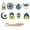 Blue, variant on 8PCS Eid Mubarak Decor Hanging Paper Tag 2026 Ramadan Decoration for Home Mubarak Ramadan Kareem Eid Al Adha Islamic Muslim Party Decor