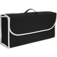 thumbnail image 1 of Soft Felt Car Bag Organizer Folding Car Storage Box Case seat Trunk Non Slip Fireproof with Handle Collapsible Space Saving for Fire Extinguishers Repair Tools Toys 19” x 9.4” x 6.2”(Dark, 1 of 11