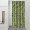 thumbnail image 2 of Green Bigfoot and Text Pattern Shower Curtain 36"x72" ,Bathroom Decorative Shower Curtains Set with 12 Hooks,Modern Waterproof Washable Shower Curtain, 2 of 6