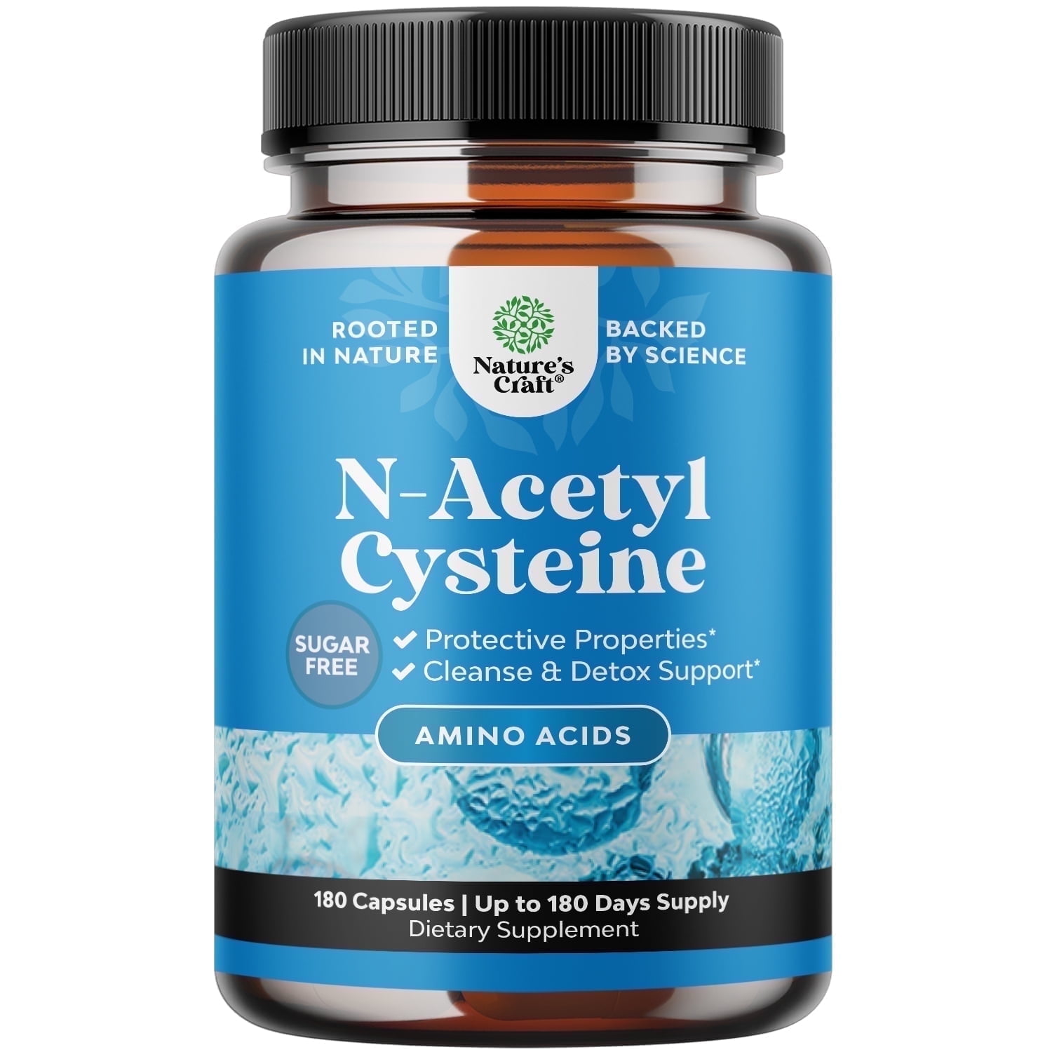 NAC Supplement N-Acetyl Cysteine 600mg per Serving - Vegan High Absorption Non-Smelly NAC Capsules Glutathione for Liver Support plus Lung Health and Immunity Support (3 Months)