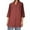 Brown, variant on Summer Tops for Women Casual Loose Fit 3/ 4 Sleeve Linen Shirt Stylish Breathable Summer Top For Everyday Wear Women Short Sleeve Button up Western Shirts Cute Shirt Junior Brown XL