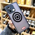 thumbnail image 5 of Funda mate para Redmi A1 K50 K40 GAMING K30 K20 10X 10C 10 9C 9T 9A 9 8 7 PRO 4G 5G Funda Shell Marvel Logo Lron Spider-Aan, 5 of 5