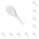 thumbnail image 2 of Suministros de cocina reutilizables Wosthever cuchara y tenedor blancos 10Conjunto, 2 of 6