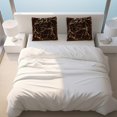 thumbnail image 6 of PEONAVET Velvet Decorative Throw Pillow Covers, 18×18 Soft Solid Square Cushion Case, Marble Pattern Pillow Case for Couch Sofa Bed Home Decoration（Coffee）, 6 of 6