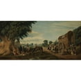 thumbnail image 2 of Prilidiano Pueyrredòn 14x9 Gold Ornate Wood Frame and Double Matted Museum Art Print Titled - On Sunday in the Suburbs of San Isidro (1864), 2 of 4