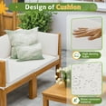 thumbnail image 2 of Homall 7 Pieces Outdoor Furniture Set, Patio Conversation Set Acacia Wood Outdoor Furniture Set, All Weather Outdoor Sofa Set with Coffee Table, Beige, 2 of 7