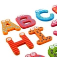 thumbnail image 1 of Wooden Alphabet Fridge Magnet Alphabet Letters Fridge Magnet Brightly Colour Firm And Durable For Desk Home, 1 of 8