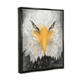 thumbnail image 4 of Stupell Industries Bald Eagle Gaze Portrait Animals & Insects Painting Black Floater Framed Art Print Wall Art, 25 x 31, 4 of 10