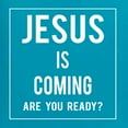 thumbnail image 5 of Wild Bobby Jesus Is Coming Are You Ready? Inspirational/Christian Men Graphic Tee, Light Turquoise, Medium, 5 of 5