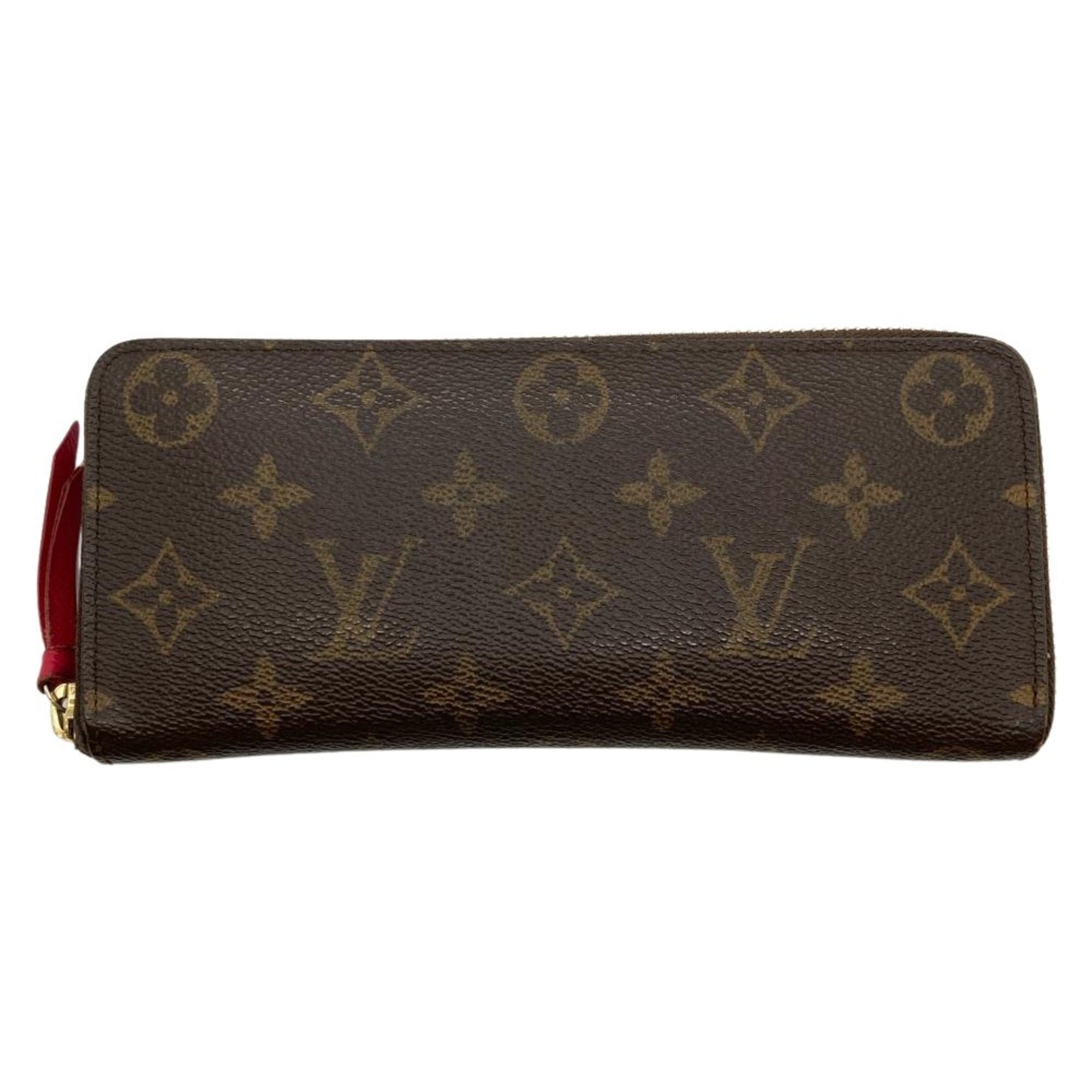 Pre-Owned Louis Vuitton LOUIS VUITTON Portefeuille Clemence Long Wallet Monogram... (Good)