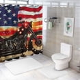 thumbnail image 7 of Orinice American Flag Bathroom Decor Set Multi-Size Colorful Luxurious Polyester Fabric Fashion Shower Curtain with Hooks 36x72, 7 of 7