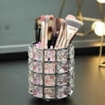 thumbnail image 2 of Leodye 1PCS Large Capacity Makeup Brush Storage Box Dustproof Pen Holder with Lid Plastic Cylindrical Organizer -4.72x 4.33 in, 2 of 6