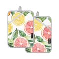 thumbnail image 7 of Yayeee Pot Holders Kitchen Heat Resistant with Pocket 7"x9.8" Cotton Oven Cooking Hot Pads, Candy Grapefruit, 7 of 7