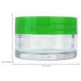 thumbnail image 5 of Beauticom 36 Pieces High Quality 20G/20ML Clear Round Acrylic Cosmetic Product Sample Travel Jars with Flat Top Lids (Green), 5 of 5