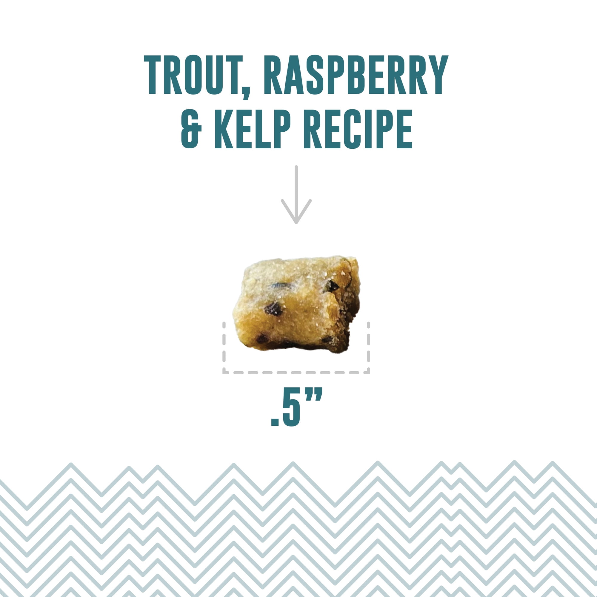 Icelandic+ Soft & Chewy Bites - Trout, Raspberry & Kelp - 1.8oz Cat Treats, 70% Meat & Fruit, Air-Dried, Limited Ingredients, Pet Snack, Grain Free