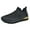Black, variant on Cathalem Women's Wedge Sneaker Runing Solid Sports Color Outdoor Breathable Women Shoes Sneaker Wedges Shoes for Women Wedding Black 9