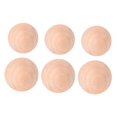 thumbnail image 2 of segolike 6 Pcs Boules en Bois Non Finies Décoratives, 2 of 9
