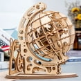thumbnail image 4 of Rompecabezas de madera 3D Globo DIY Modelo mecánico Kit Autoensamblaje, 4 of 8
