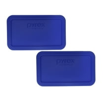Pyrex 7214-PC 4.8 Cup Cadet Blue Food Storage Replacement Lid (2-Pack)