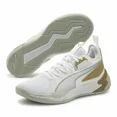 thumbnail image 1 of PU & MA Basketball Uproar Hybrid Court Core White Metallic Silver Men New 192775-09, 1 of 6