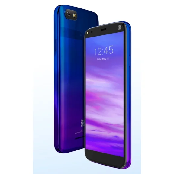 Restored BLU G5 Unlocked Android V. 9 Pie Cell Phone 32GB Memory 2GB RAM 5.5 HD Display- Metal Blue