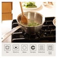 thumbnail image 4 of Drevy Cookware - 2 Quart Stainless Steel Saucier Pan - 5 Ply Stainless Clad - Professional Cookware - Drevy USA - Induction Compatible, 4 of 8