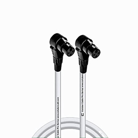 Coluber Cable - Right Angle XLR Female to Right Angle XLR Cable Female