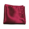 thumbnail image 3 of 6pcs Mens Suit Pocket Squares Wedding Handkerchiefs (Bright Red & Wine Red & Black & White & Purple & Navy Blue), 3 of 4