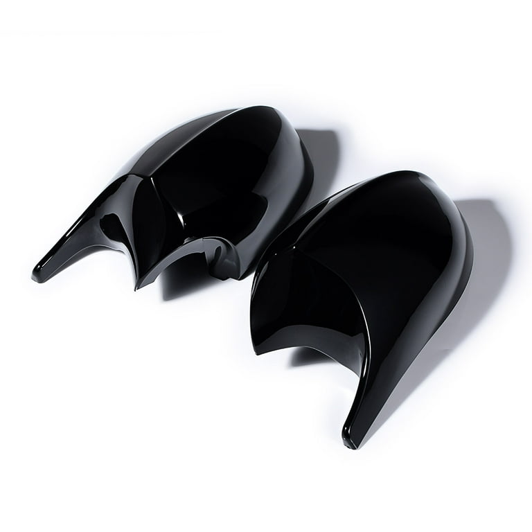 OE Replace For BMW 05-08 E90 E91 325i 325xi 328i 330i 06-10 E92 E93 Pre-LCI  Side Mirror Cover Cap Glossy Black Upgrade Style 