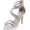 Champagne, variant on Dressy Formal Sandals High Heel Ankle Strap Open Toe Sandals