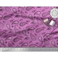 thumbnail image 2 of Soimoi Poly Georgette Fabric Floral & Paisley Print Fabric by The Yard 52 Inch Wide, 2 of 5