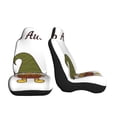 thumbnail image 3 of Sikiie Hello Autumn Car Seat Covers 2PCs Front Car Seat Covers Universal fit for Most Cars SUVs and Trucks-1, 3 of 9