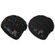 thumbnail image 1 of Gorro Zando de invierno con forro satinado para mujer y hombre, color negro, 1 of 4