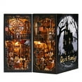 thumbnail image 2 of Home Decor Halloween Dark Family Theme Light Up Book Kit Adult Wooden Puzzle DIY Stereoscopic Set And A Great Way To Stress And Improve Focus., 2 of 7