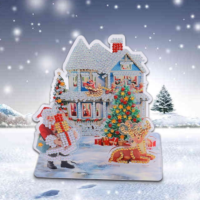 Cuadros Decorativos Kits de pintura de diamantes para niños 5D DIY Mosaic Art Craft Set Home Christmas Decoration