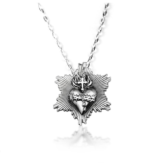 Dije SAGRADO CORAZON DE JESÚS EN AURA JM joyería Estilo religioso, conservador