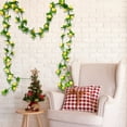 thumbnail image 6 of CuiLiyq 2 Pcs 7.55 Ft Flower Garland Artificial Rose Vines, Cute Fake Hanging Flower Vines Floral Garland Decorations for Valentines Day Wedding Party Wall Room Decor (Yellow), 6 of 7