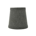 thumbnail image 7 of Aspen Creative 32716-5 Small Hardback Empire Shape Chandelier Clip-On Lamp Shade Set (5 Pack), Transitional Design in Grey, 4" bottom width (3" x 4" x 4"), 7 of 7