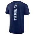 thumbnail image 3 of Men's Ryan Tannehill Navy Tennessee Titans Playmaker T-Shirt, 3 of 3