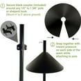 thumbnail image 4 of Squirrel Proof Baffle Anti-eating Rotatable Design Squirrel Guard Stopper For Protecting Bird Feeders Bird Houses, 4 of 9