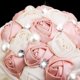 thumbnail image 4 of Faux Ramo Rosa Para La Boda De Honor Nupcial De La Flor De Marfil + Rosa Yotijar Ramo de novia, 4 of 10